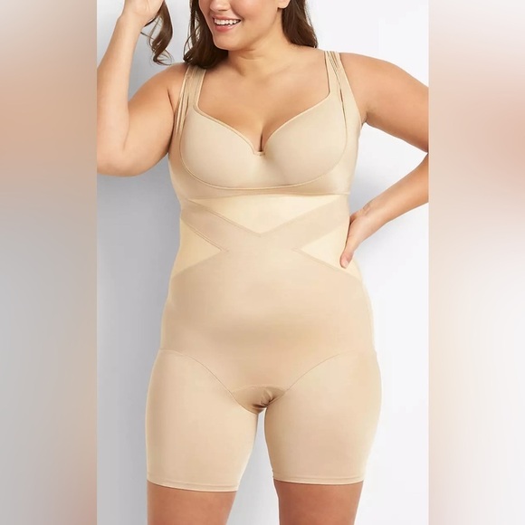 Cacique Lane Bryant Open Bust Thigh Shaper - Picture 1 of 7
